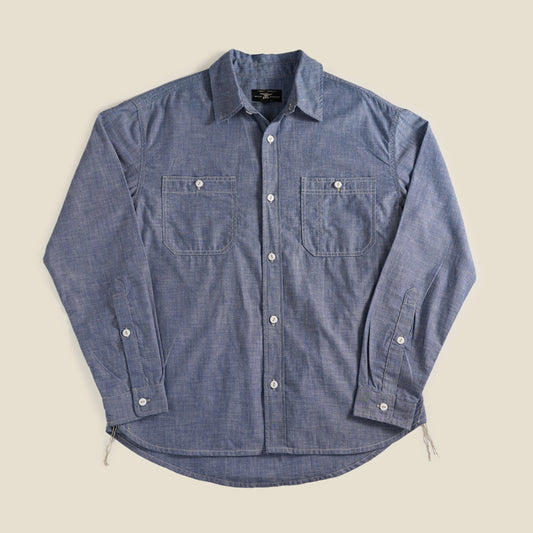 Heritage Work Shirt Full Sleeves Chambray Blue