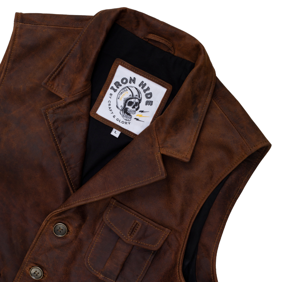 Gentleman’s Vest Jacket (Vintage Tan)