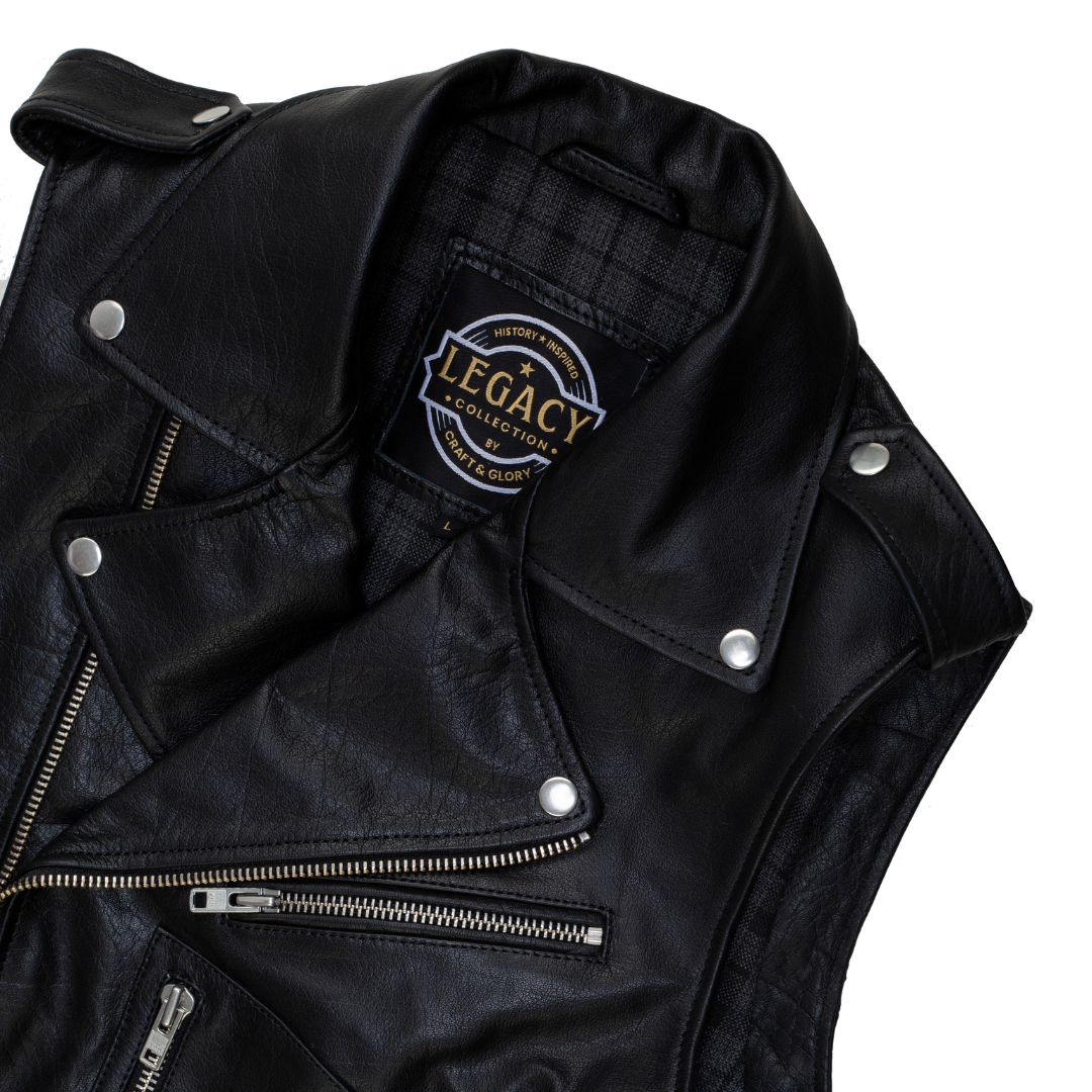 Buco Vest Jacket (Raven Black)