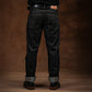 Five Pocket Ghost Black 13 Oz Selvedge Denim For Men (True Straight)