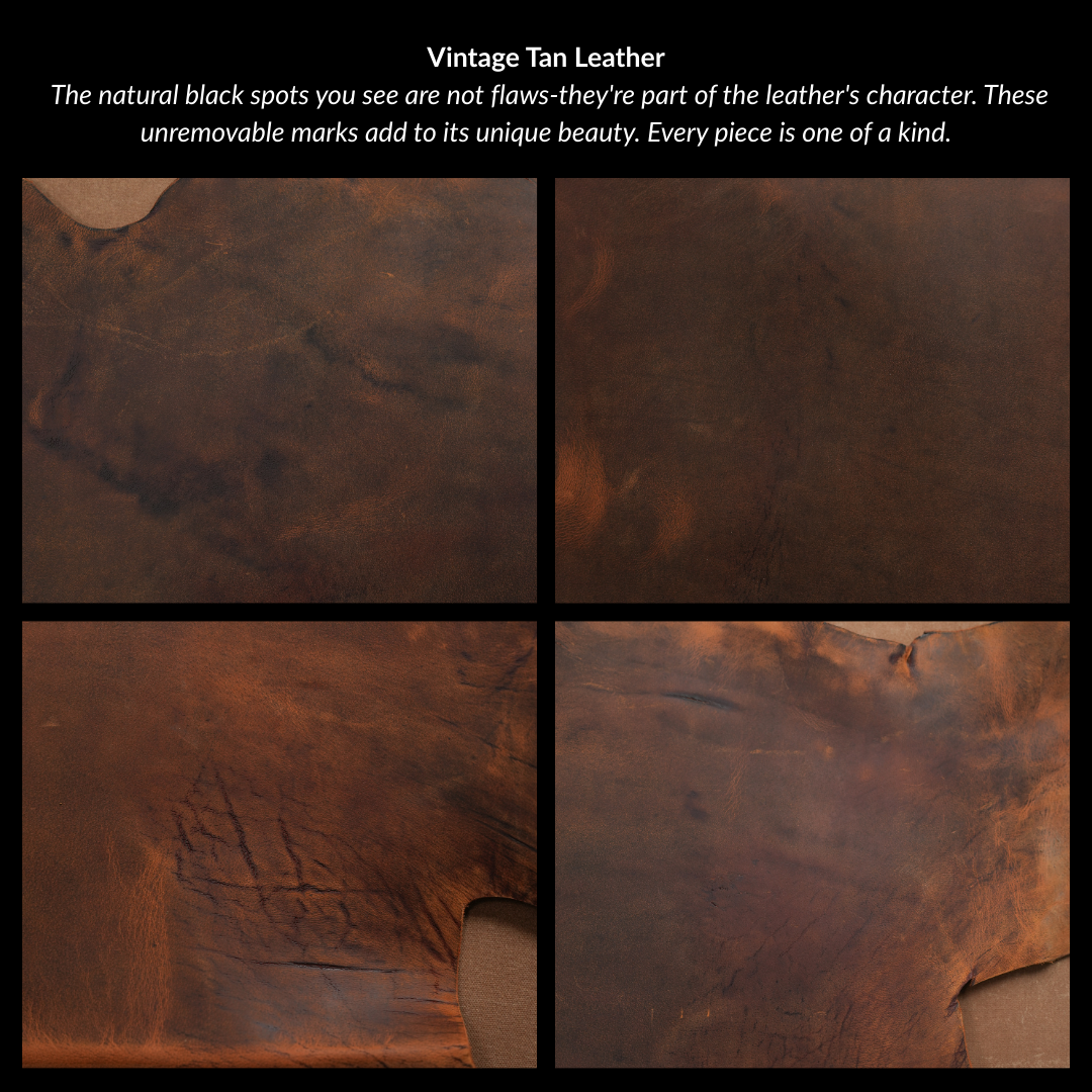 Vintage Tan Water Buffalo Leather Option (Limited Edition 20 Pieces Only)