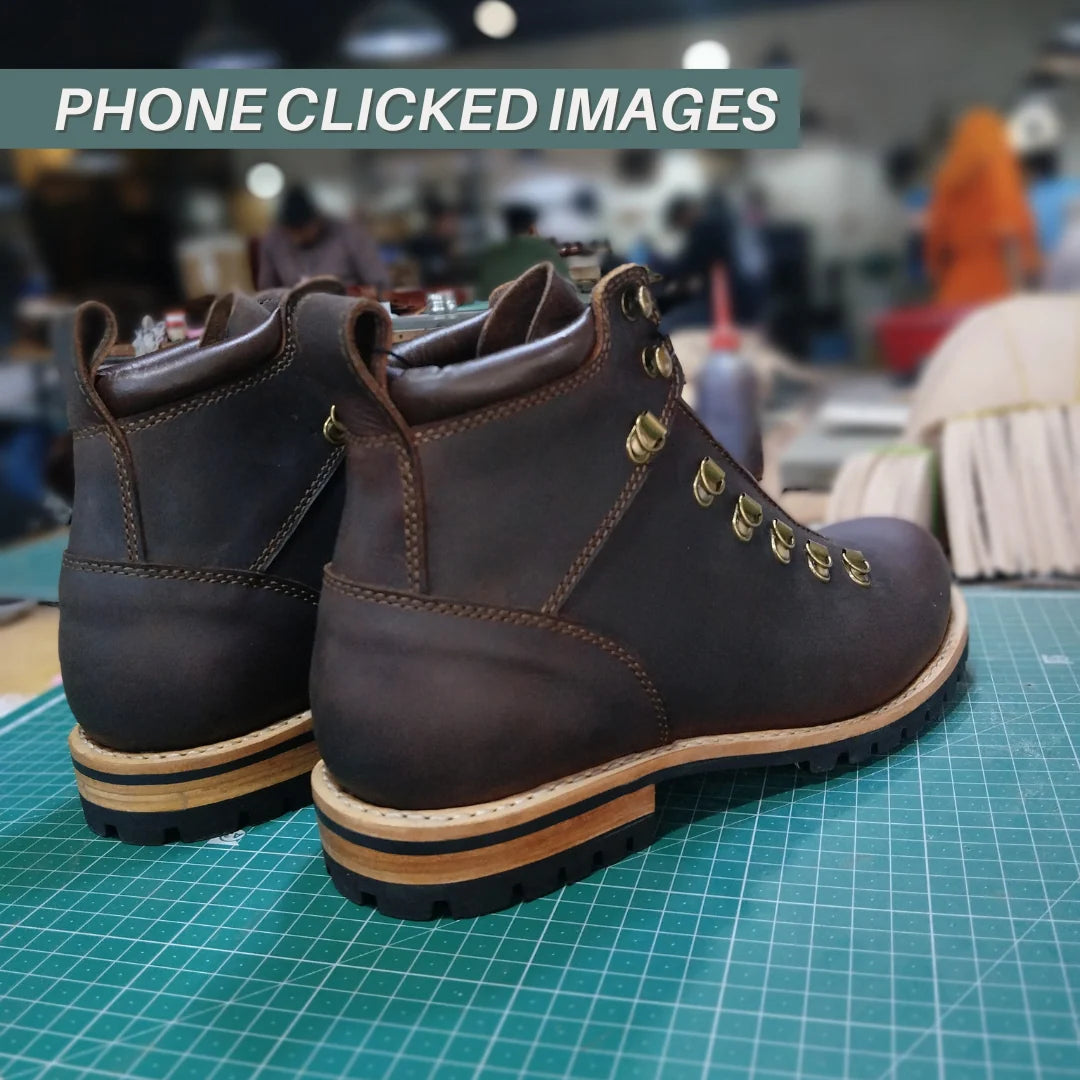 Women Hike Boots (Vintage Brown) Goodyear Welted