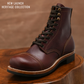 The Brandon Cap Toe Boots (Saddle Tan) (Munson Last - Goodyear Welted)