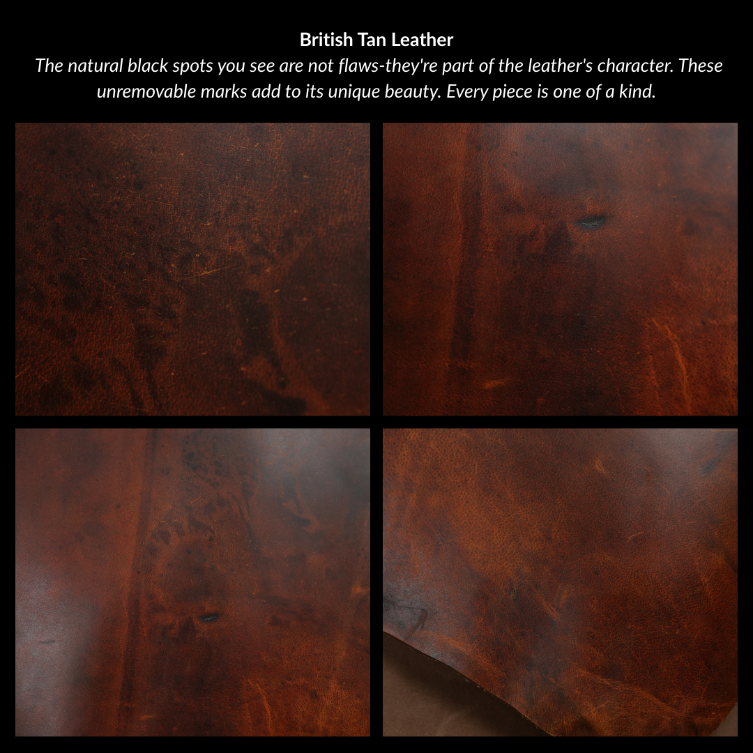British Tan Water Buffalo Leather Option (Limited Edition 30 Pieces Only)