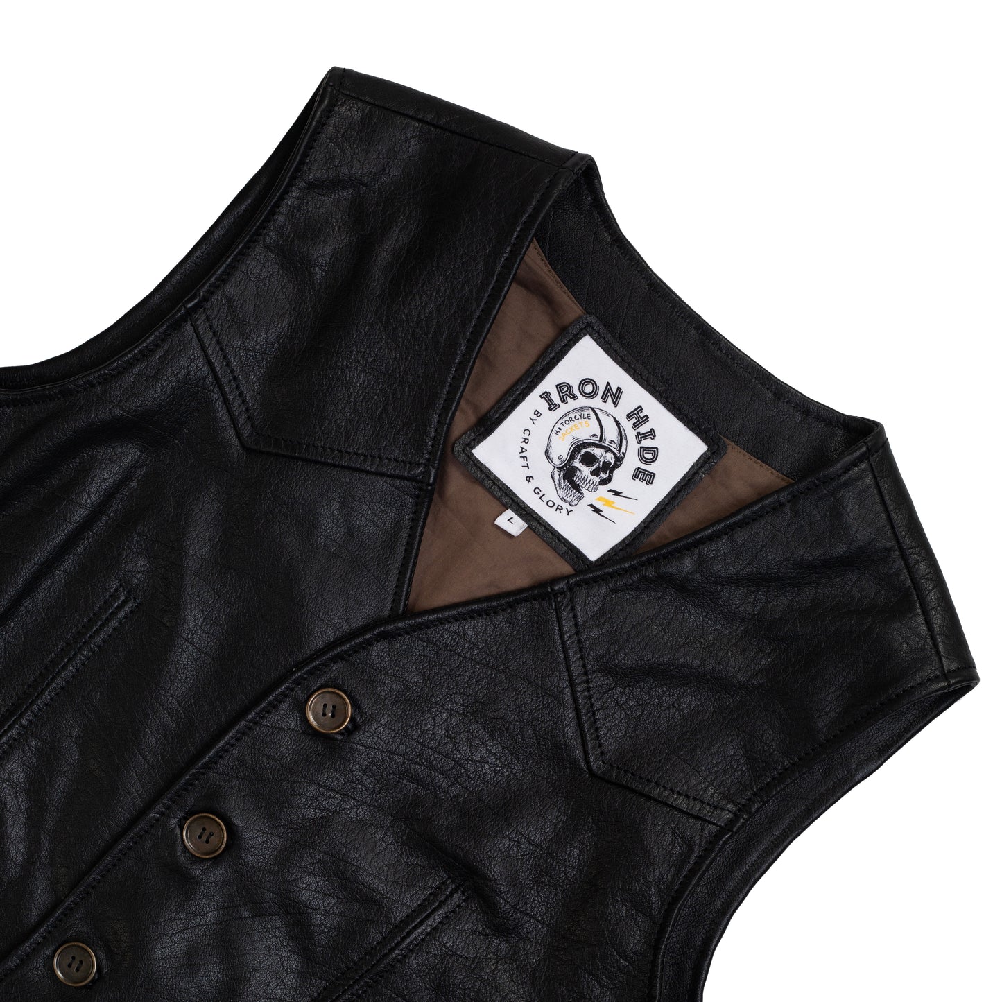 Outlaw Vest Jacket (Raven Black)