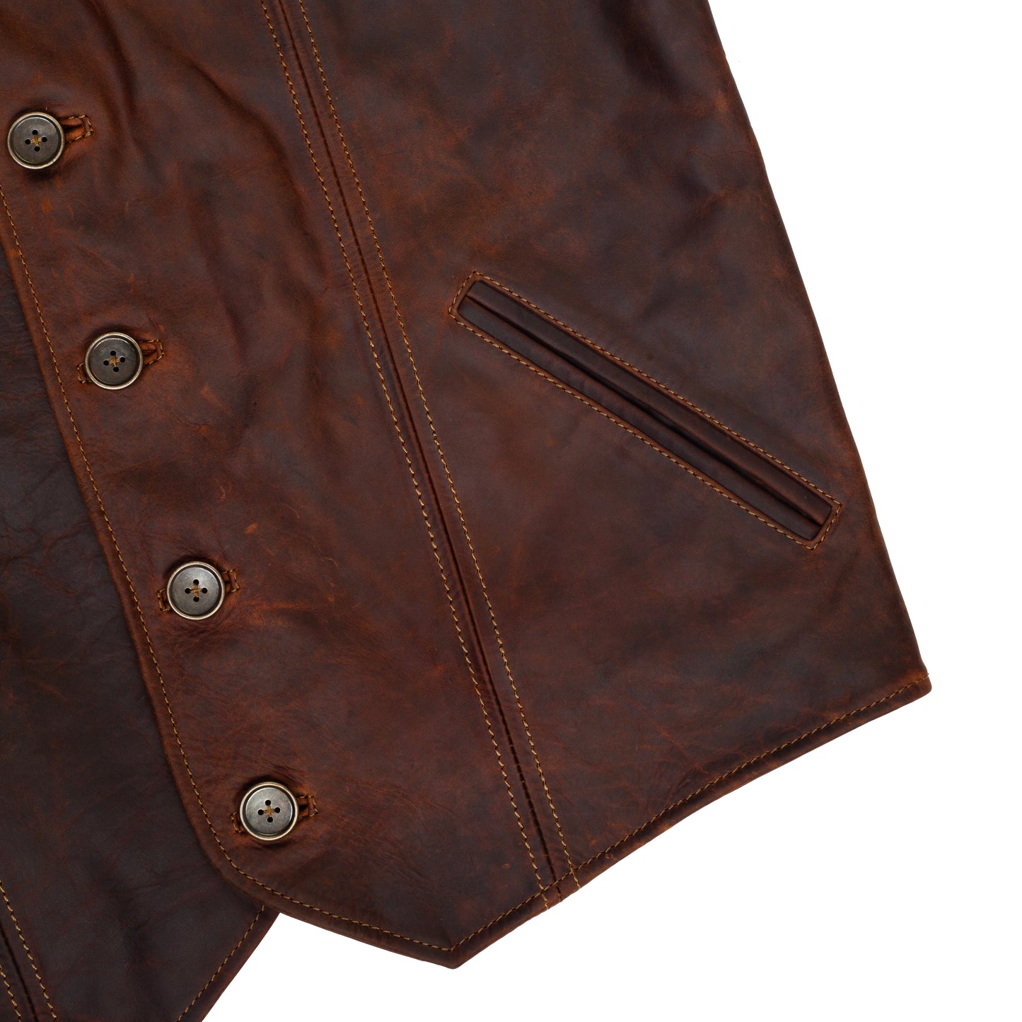 Outlaw Vest Jacket (Vintage Tan)