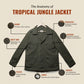 Tropical Jungle Jacket (Olive Green)