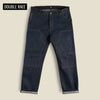 15 Oz Blue Blood Double Knee Carpenter 2.0 Selvedge Denim For Men ( True Straight)