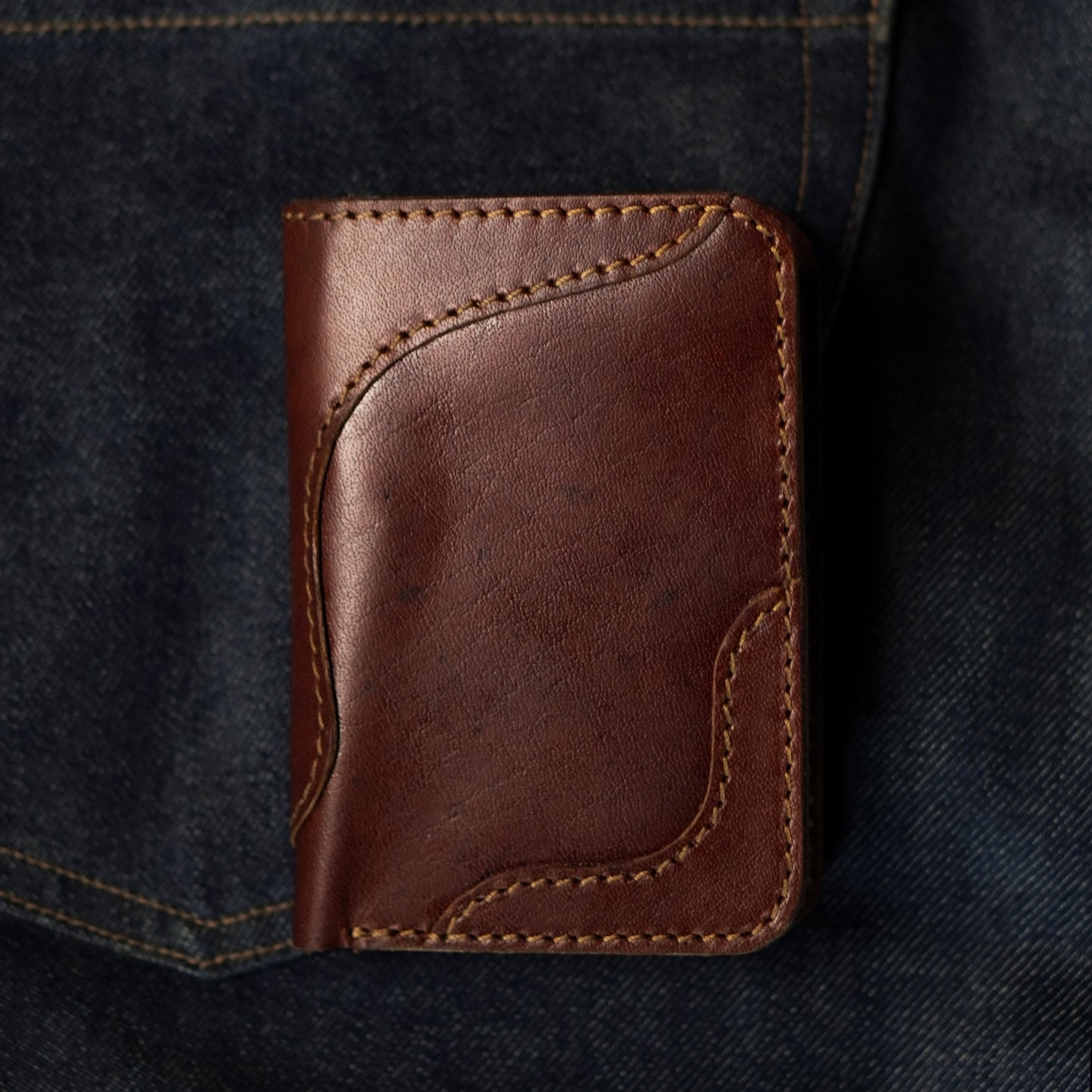 Countryman Vertical Wallet (Saddle Tan)