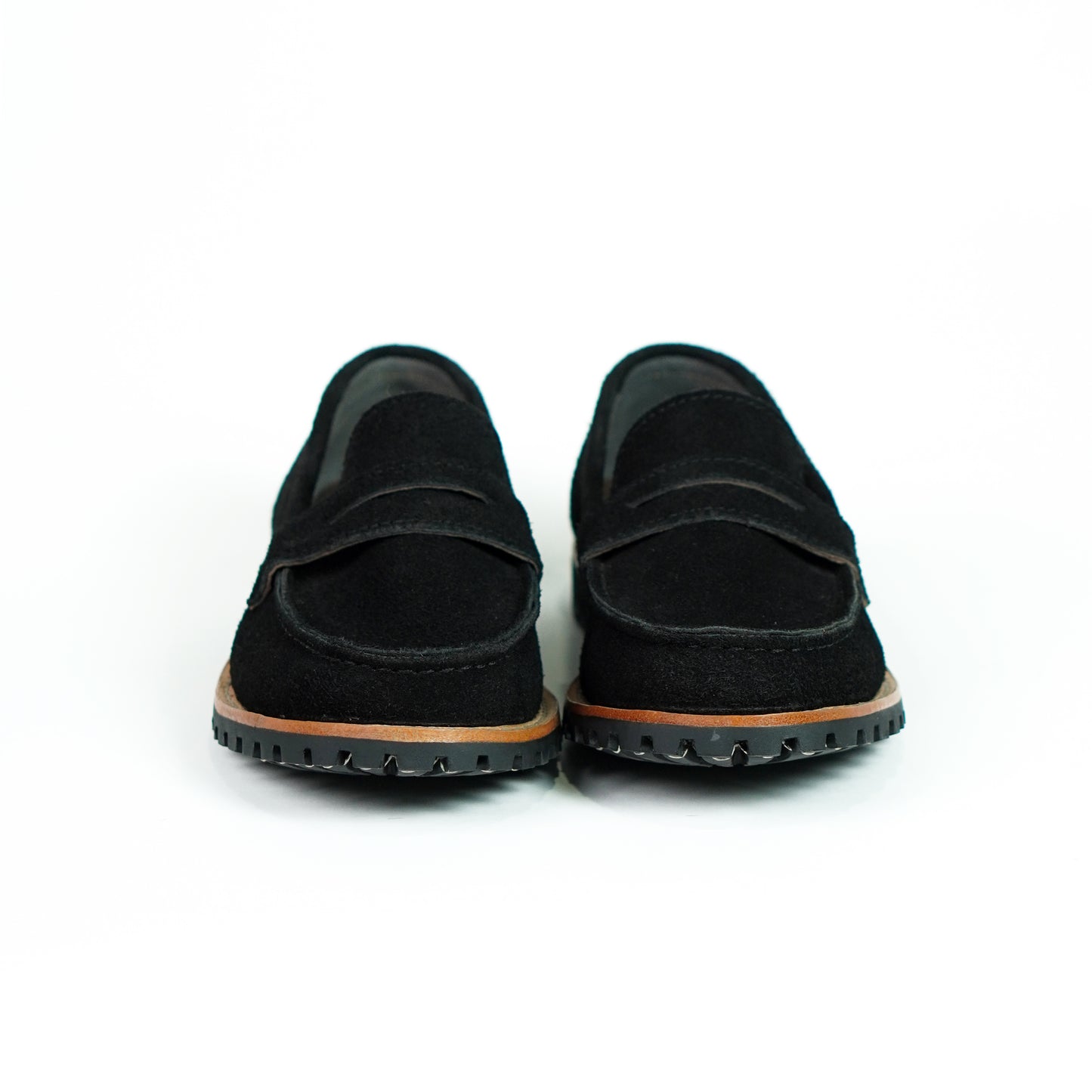 Oslo Penny Loafers Suede (Phantom Black) Goodyear Welted