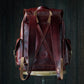 Vintage Bergan Leather Backpack (Saddle Tan)