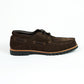 Voyager Boat Shoes Suede (Espresso Brown) Goodyear Welted