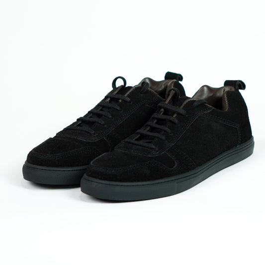 Brooklyn Low Top Sneakers Suede (Phantom Black)