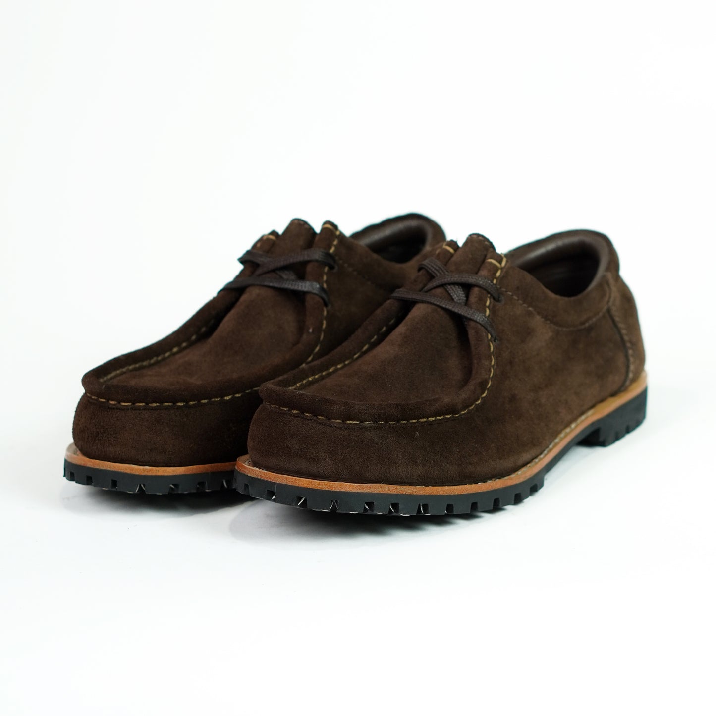 Strider Moc Shoe Suede (Espresso Brown) Goodyear Welted