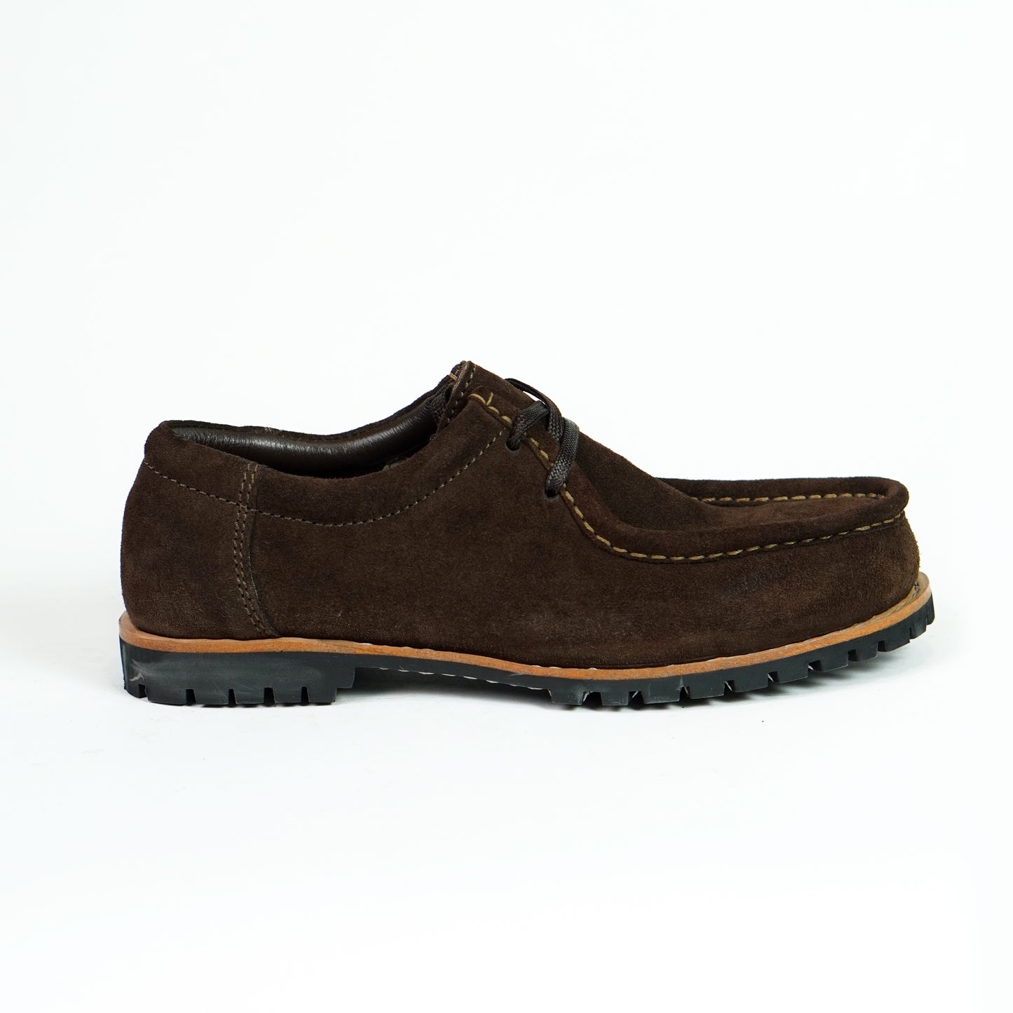 Strider Moc Shoe Suede (Espresso Brown) Goodyear Welted