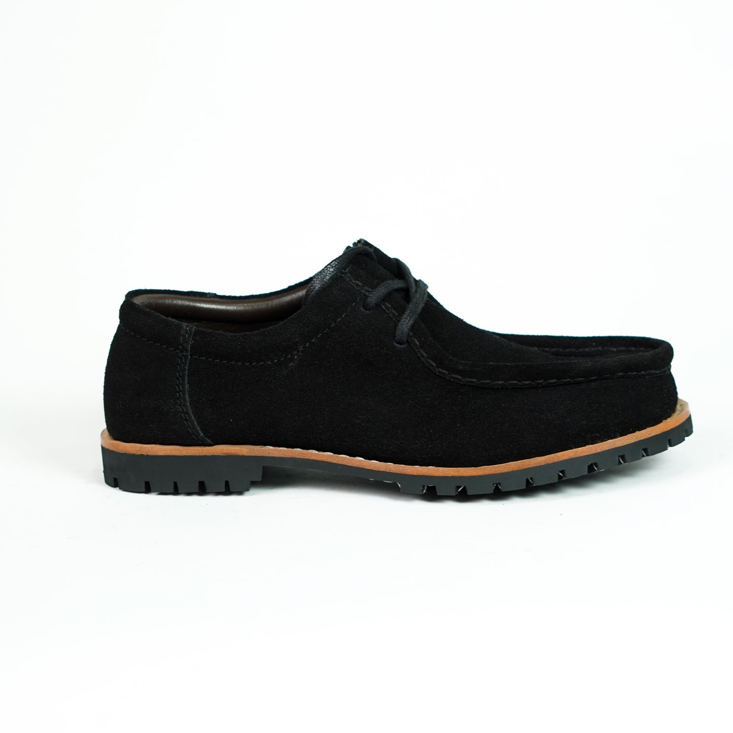 Strider Moc Shoe Suede (Phantom Black) Goodyear Welted