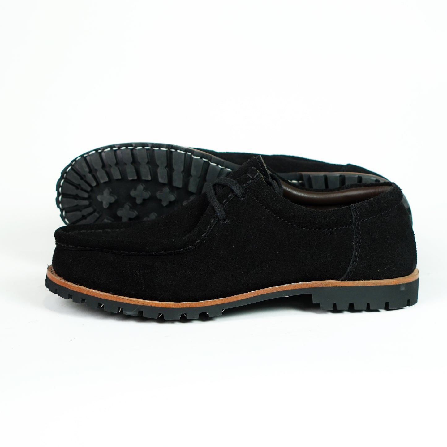 Strider Moc Shoe Suede (Phantom Black) Goodyear Welted