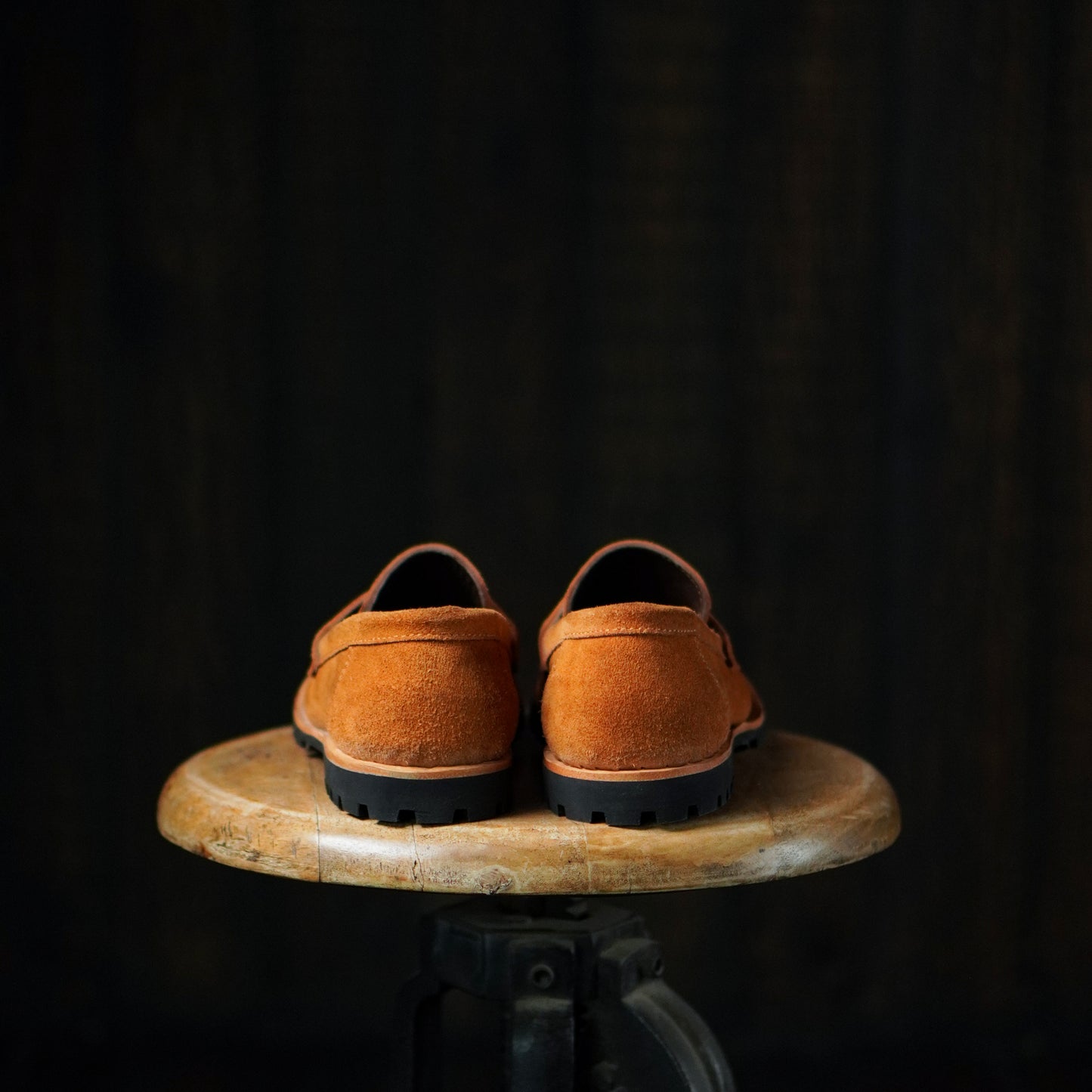 Oslo Penny Loafers Suede (Caramel Tan) Goodyear Welted