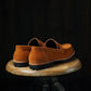 Oslo Penny Loafers Suede (Caramel Tan) Goodyear Welted