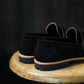 Oslo Penny Loafers Suede (Phantom Black) Goodyear Welted