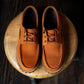 Voyager Boat Shoes Suede (Caramel Tan) Goodyear Welted