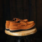 Voyager Boat Shoes Suede (Caramel Tan) Goodyear Welted