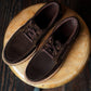 Voyager Boat Shoes Suede (Espresso Brown) Goodyear Welted