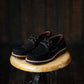 Voyager Boat Shoes Suede (Phantom Black) Goodyear Welted