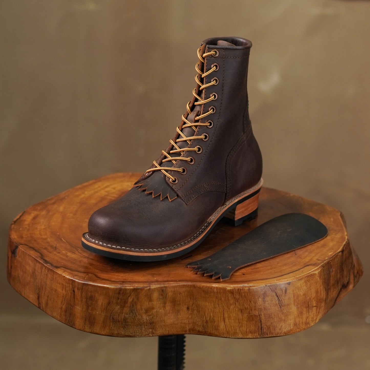 Trooper Boots 8" (Vintage Brown)