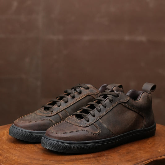 Brooklyn Low Top Sneakers ( Vintage Brown ) 282 CRS
