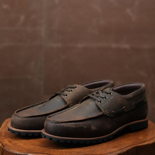 Voyager Boat Shoes ( Vintage Brown ) 286 CRS