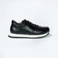 Old Skool Retro Leather Sneakers (Raven Black)