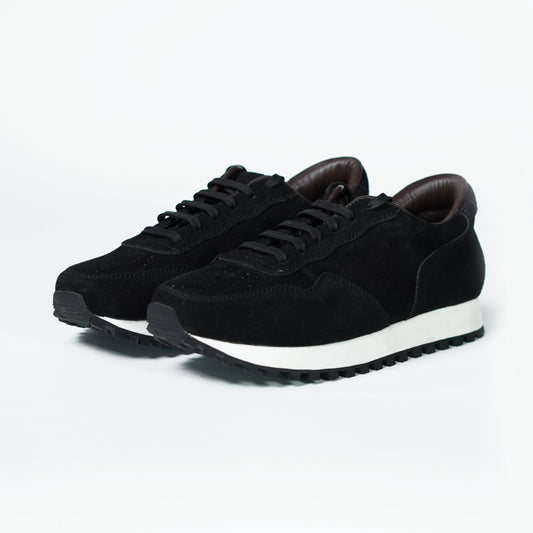 Old Skool Retro Suede Sneakers (Phantom Black)