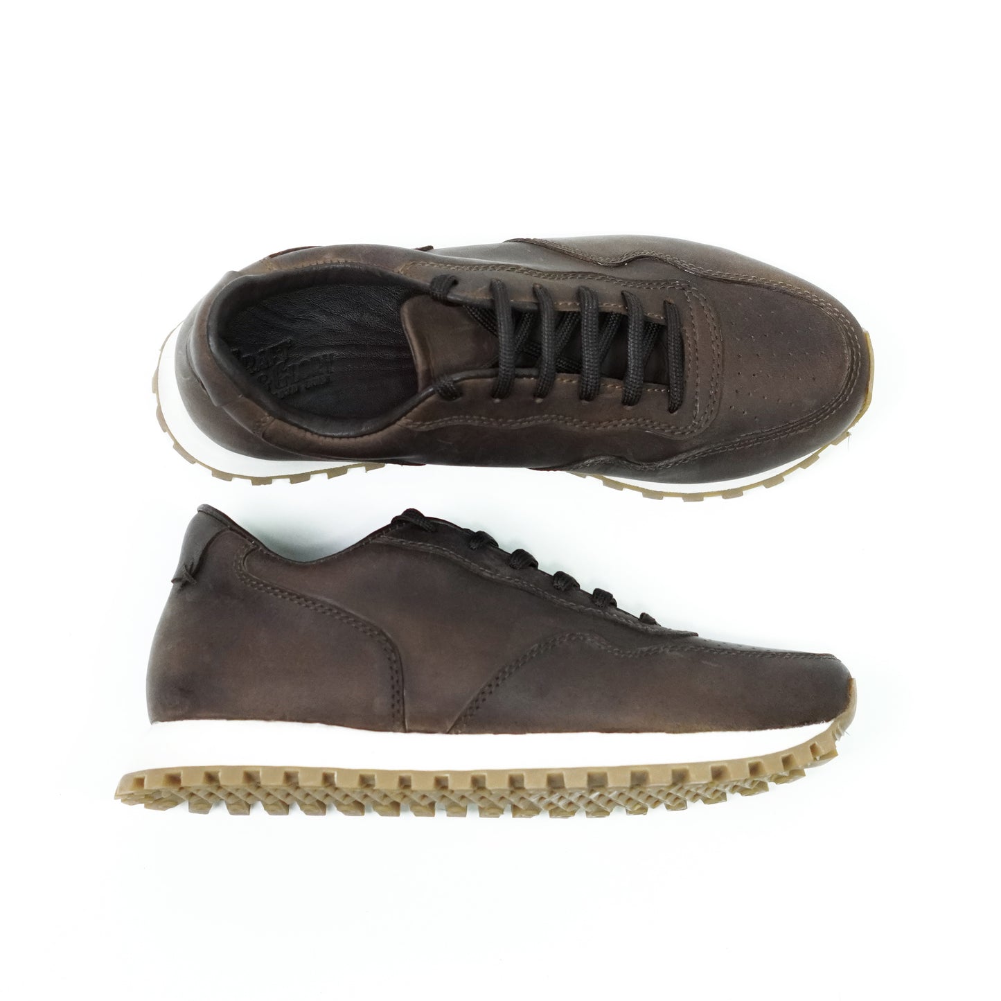 Old Skool Retro Leather Sneakers (Vintage Brown)