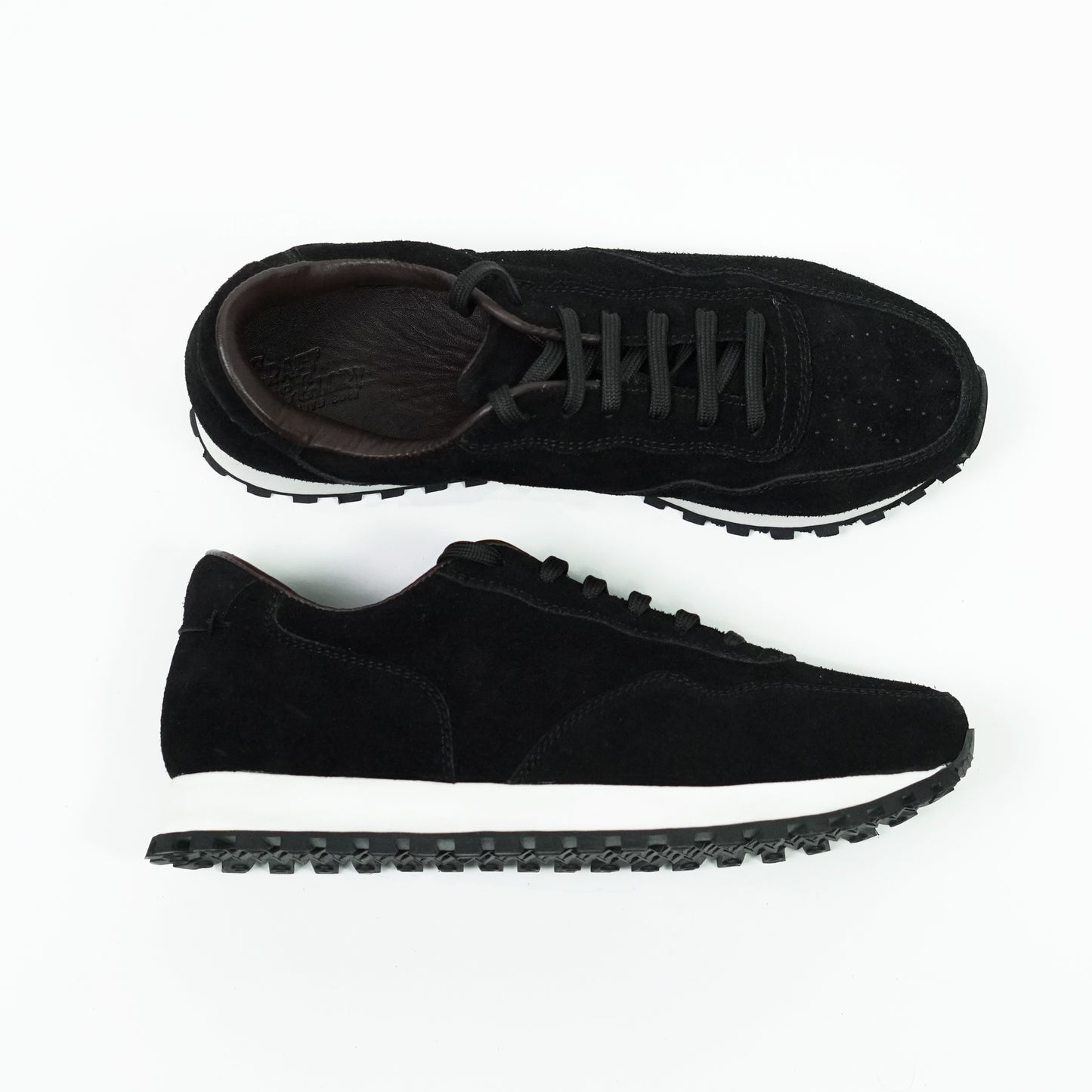 Old Skool Retro Suede Sneakers (Phantom Black)