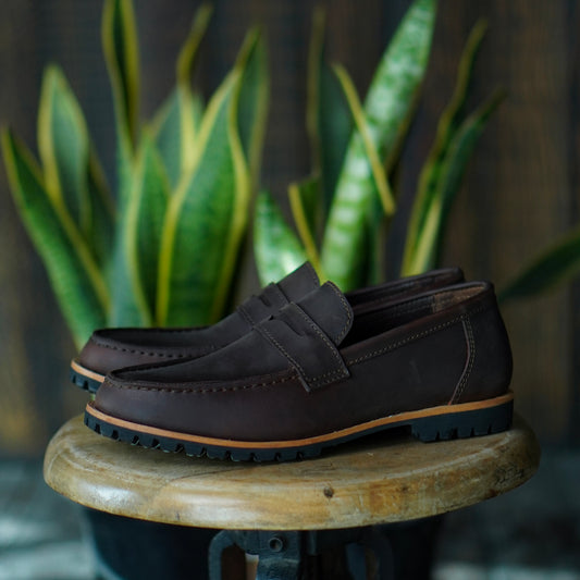 Oslo Penny Loafers (Vintage Brown) Goodyear Welted