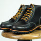 Moc-Toe Explorer boots 6" (Raven Black) Goodyear Welted