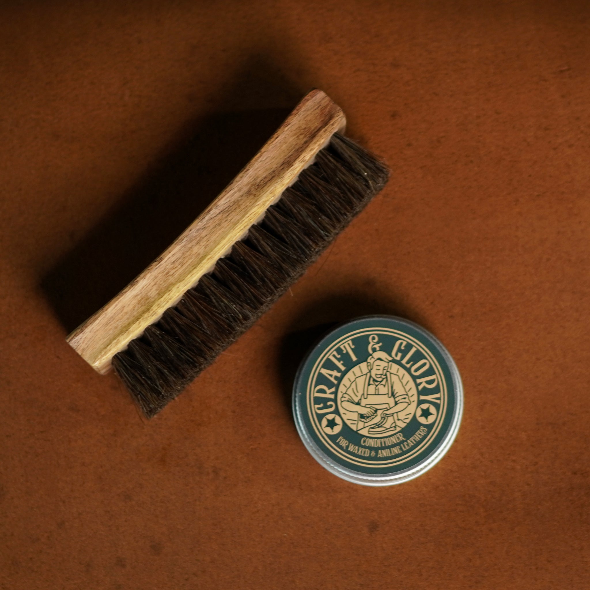 Conditioning Kit (Leather Conditioner + Horse Hair Brush) (30 Days Pre-Order)