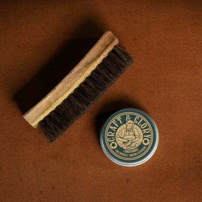 Conditioning Kit (Leather Conditioner + Horse Hair Brush) (30 Days Pre-Order)