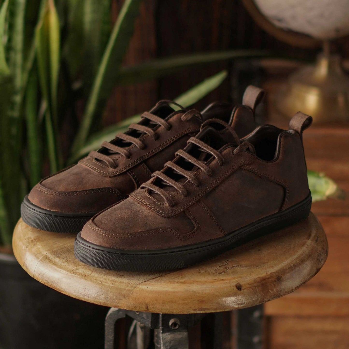 Brooklyn Low Top Sneakers (Vintage Brown)