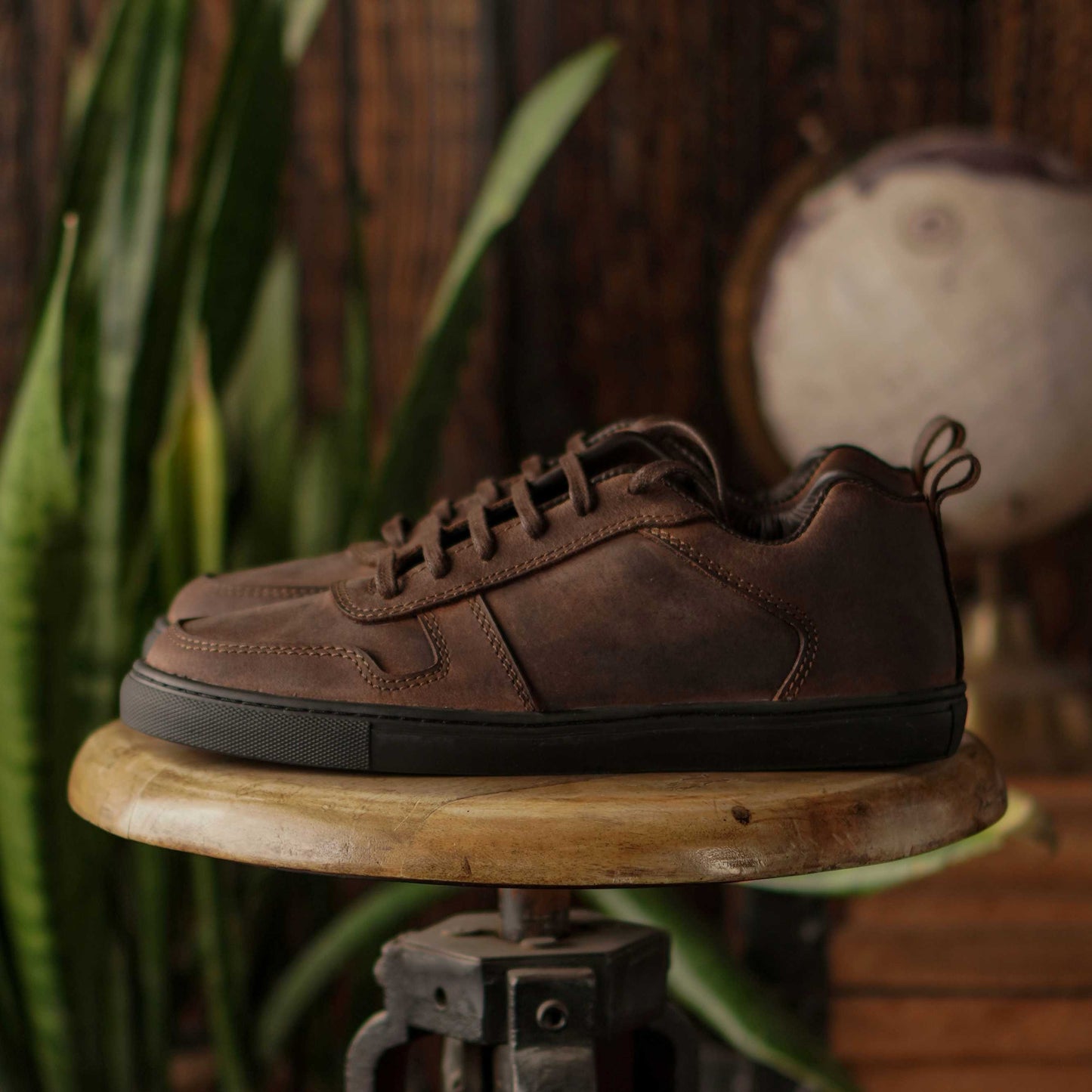 Brooklyn Low Top Sneakers (Vintage Brown)