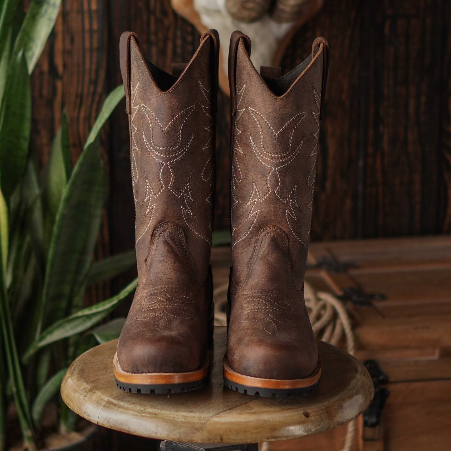 Bandera Cowboy Boots (Vintage Brown) Goodyear Welted