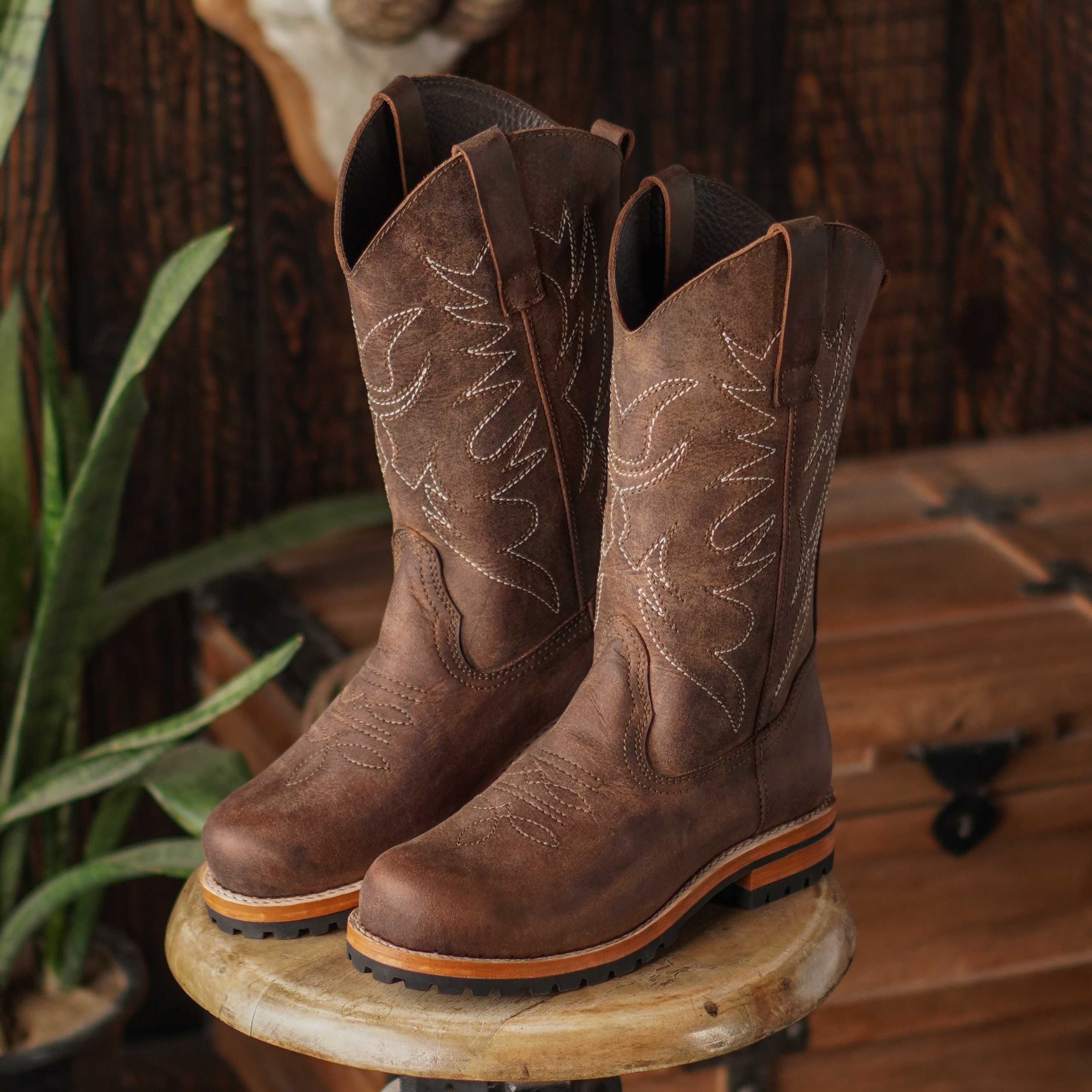 Bandera Cowboy Boots (Vintage Brown) Goodyear Welted – Craft & Glory