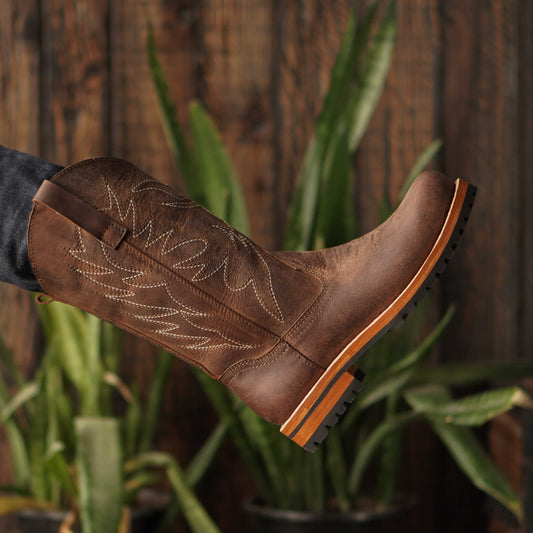 Bandera Cowboy Boots (Vintage Brown) Goodyear Welted