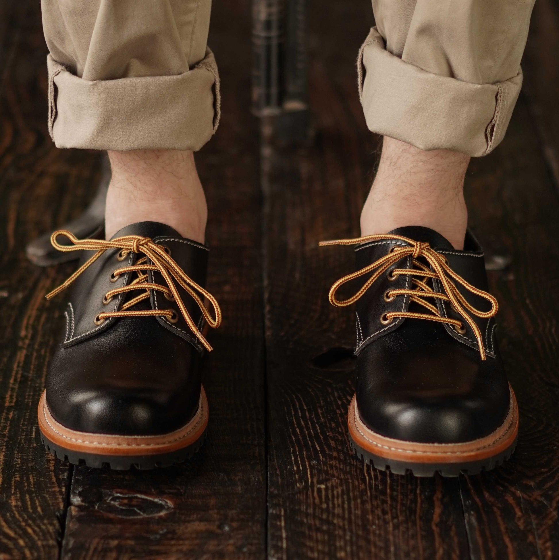 Chaussures Moc-Toe (Raven Black) Goodyear Welted – Craft & Glory