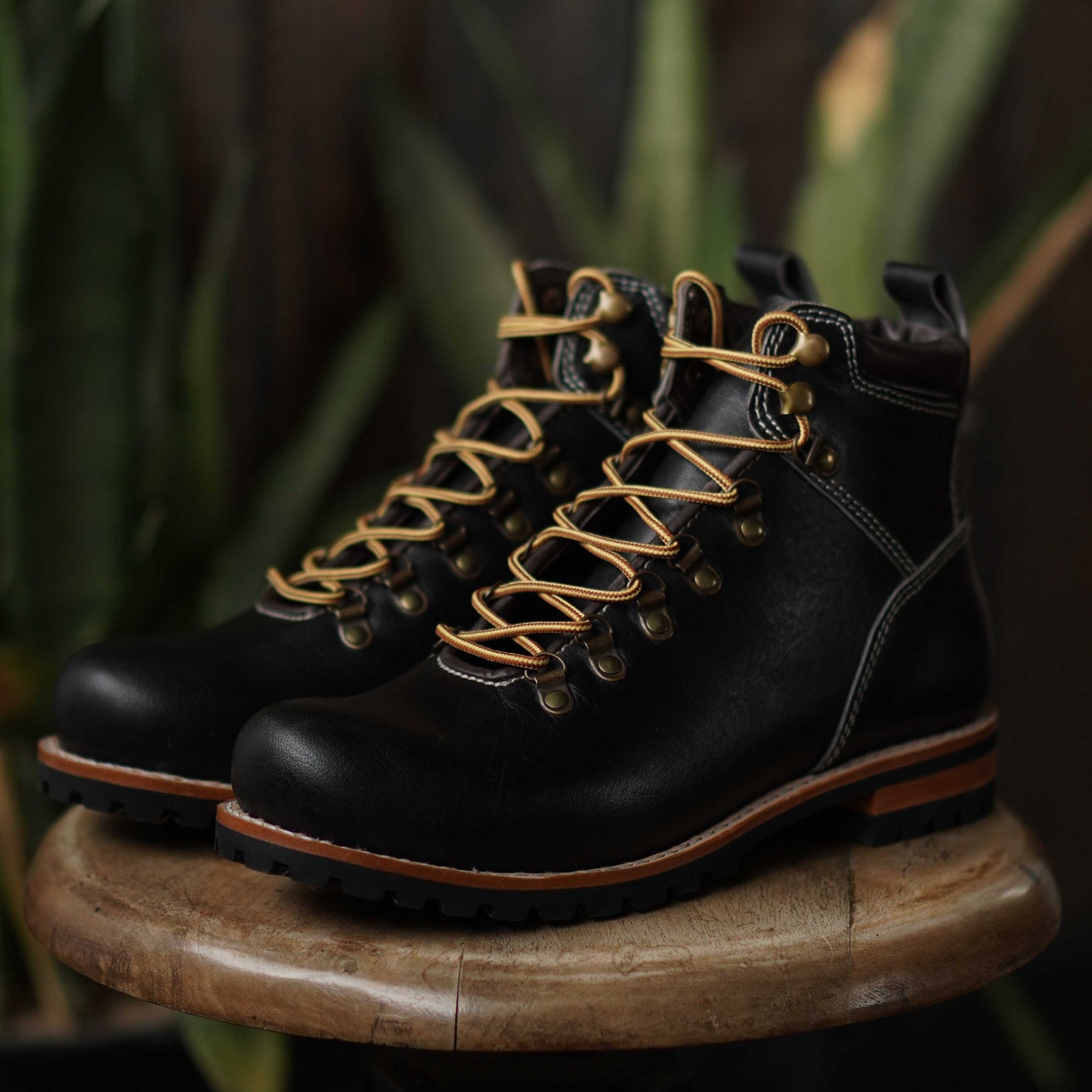 Hike Boots (Raven Black) Goodyear Welted