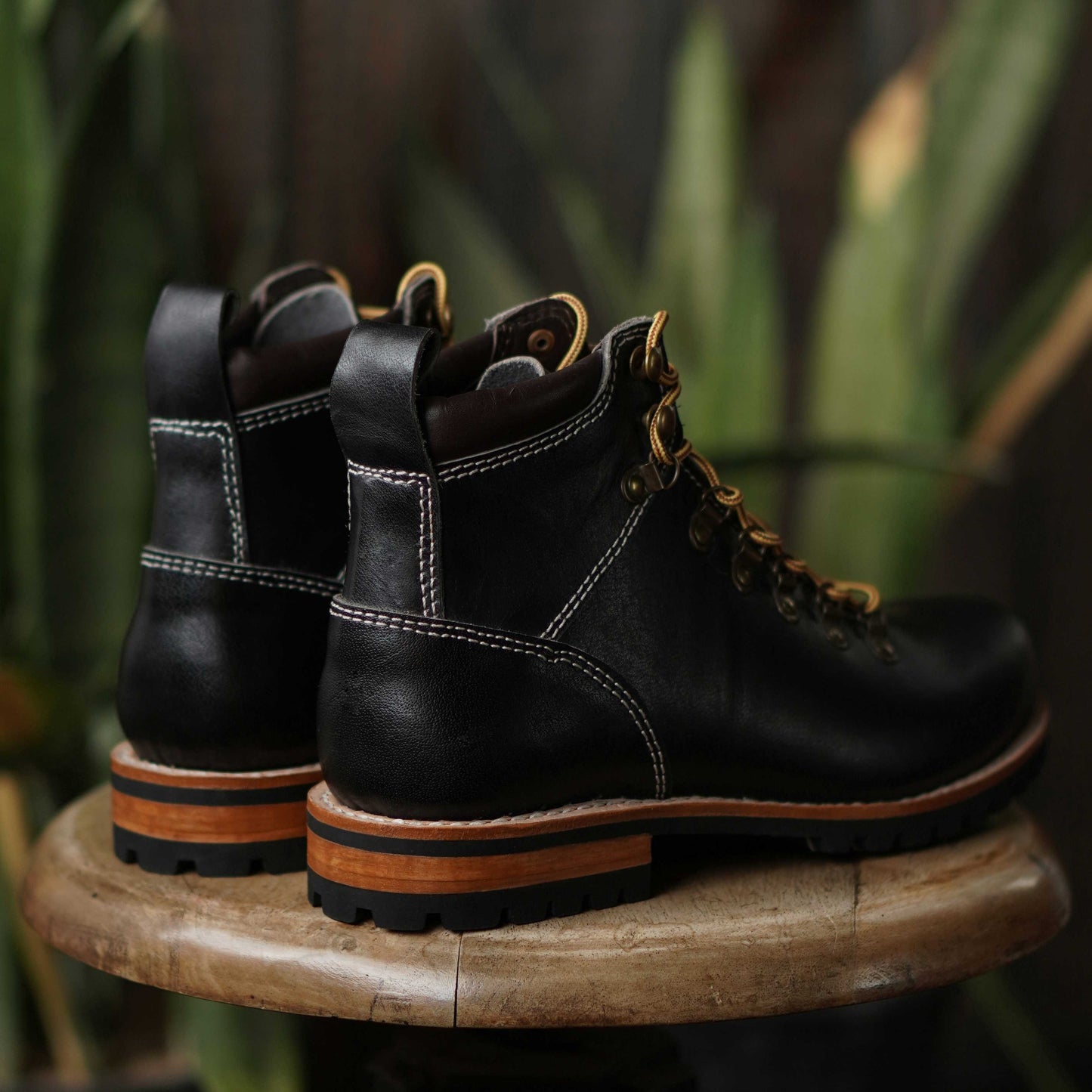 Hike Boots (Raven Black) Goodyear Welted