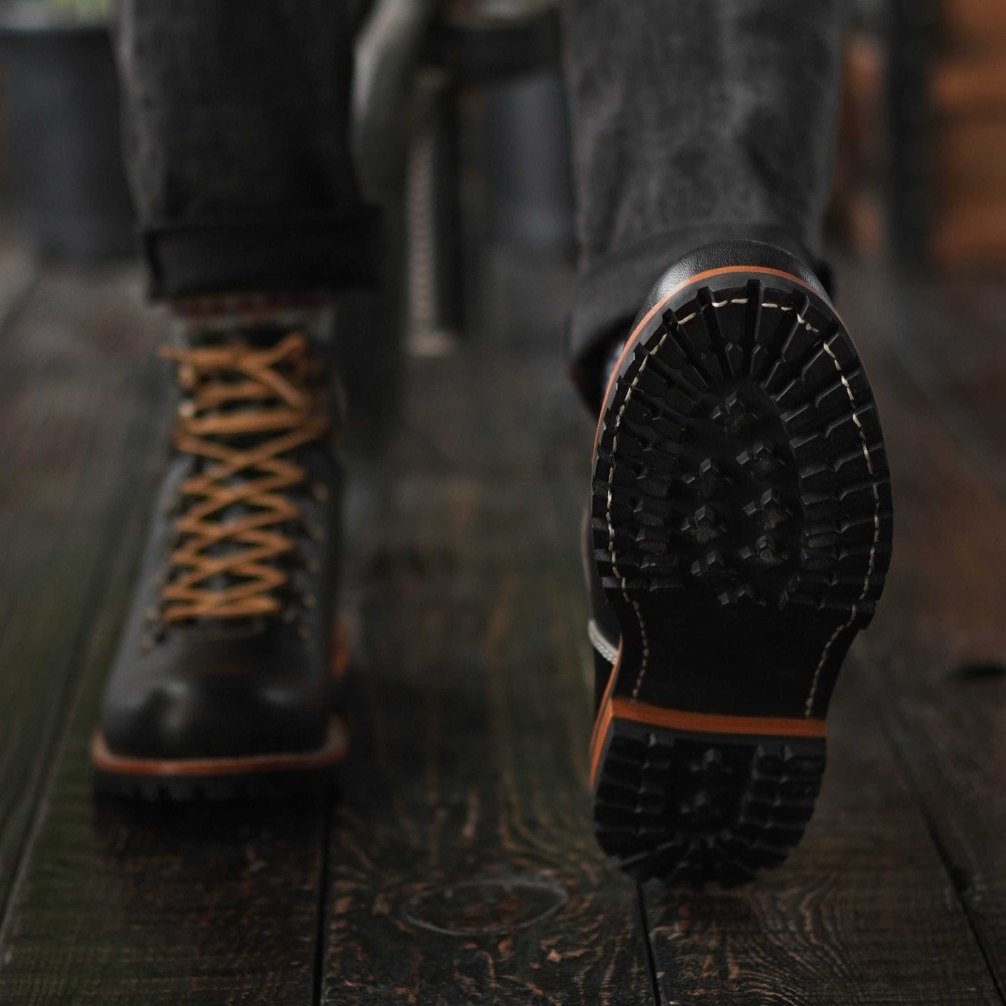 Hike Boots (Raven Black) Goodyear Welted