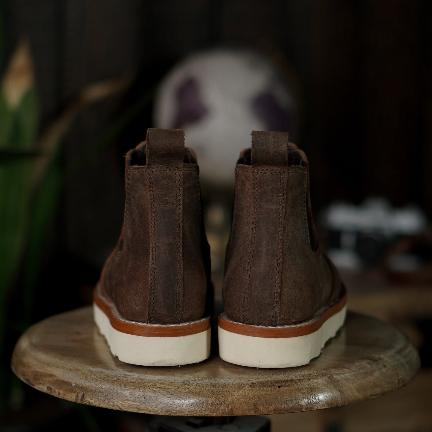 Chelsea Boots For Women (Vintage Brown) Goodyear Welted