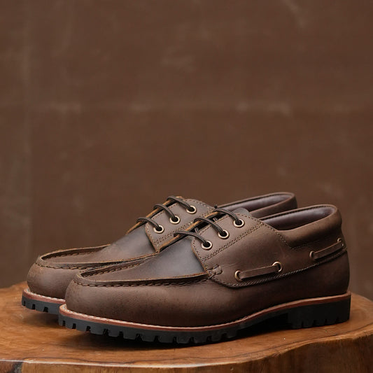 Voyager Boat Shoes ( Vintage Brown ) 317 CRS